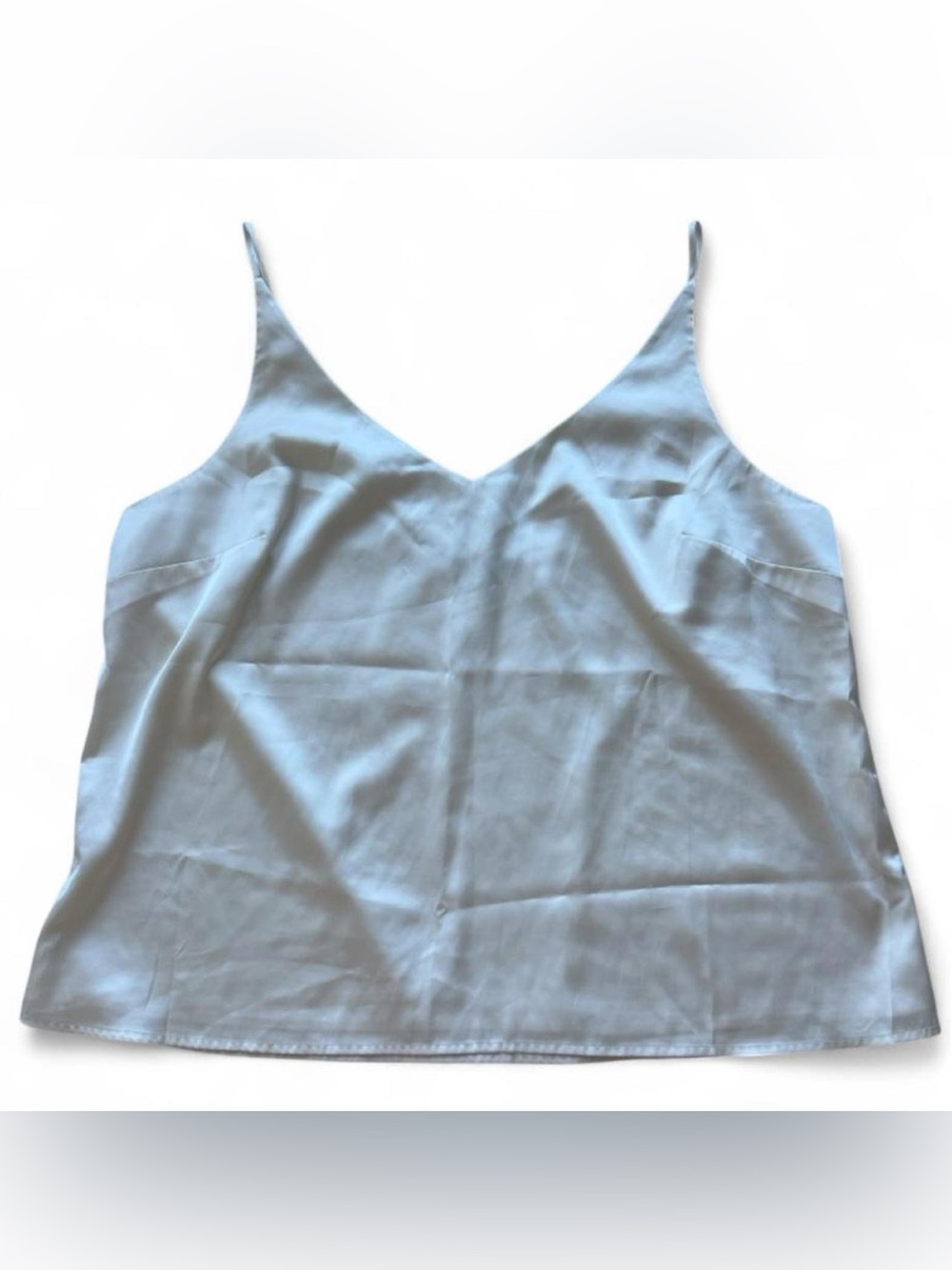Banana Republic Cream Satin V-Neck Cami